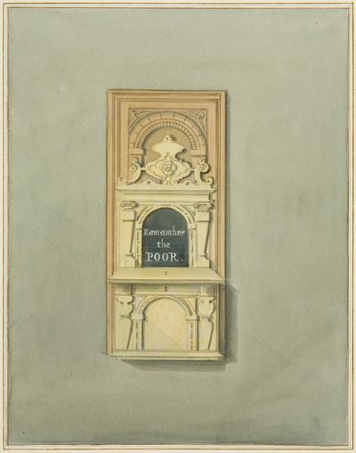 Boîte des pauvres dans l