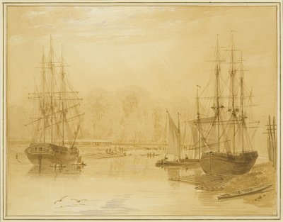 Ropewalk à Wapping, West Indiaman 