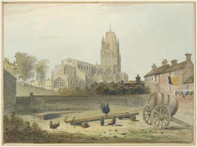 Église St Mary Redcliffe depuis le nord-est - Thomas Leeson the Elder Rowbotham