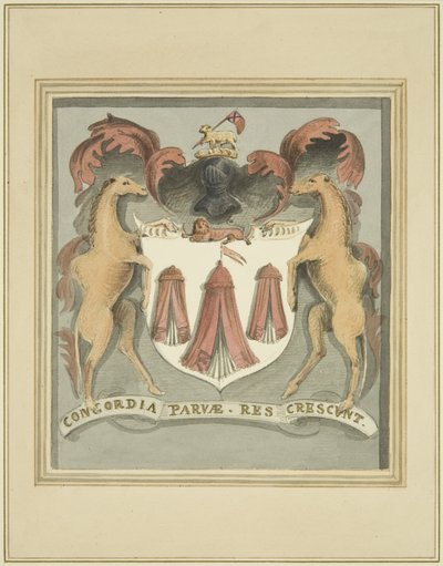 Armes des tailleurs sur les maisons de retraite des Merchant Taylors - Thomas Leeson the Elder Rowbotham