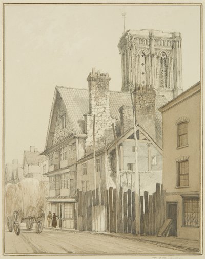 Temple Street, montrant la tour de l