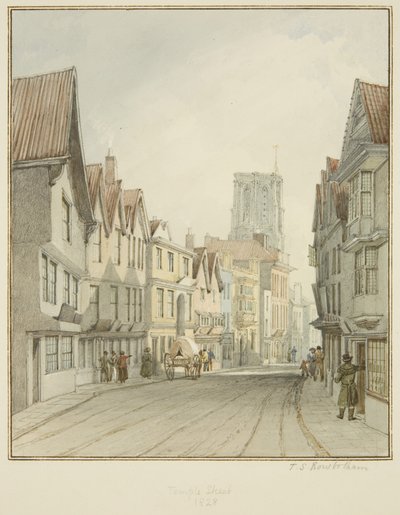 Temple Street, montrant la tour de l