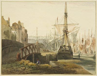The Butts, près du quai de Toms (Tombs) - Thomas Leeson the Elder Rowbotham