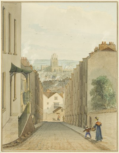 Vue du haut de Lodge Street - Thomas Leeson the Elder Rowbotham