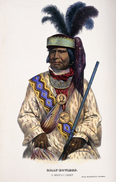 Billy-Bowlegs, un chef séminole, 1899 - Thomas Loraine McKenney