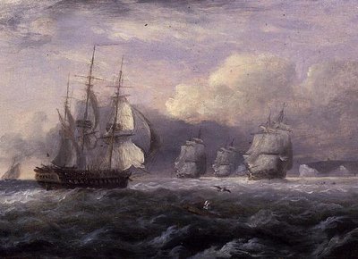Naviguant Avant une Brise Forte - North Foreland, Côte du Kent - Thomas Luny