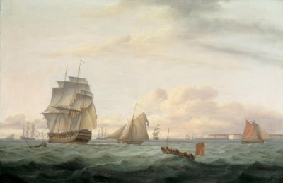 Navigation au large du port de Ramsgate - Thomas Luny