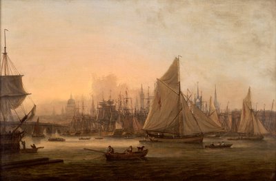 Le bassin de Londres - Thomas Luny