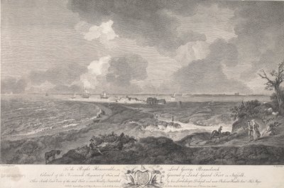 Vue sud-est du fort Land-Guard, dans le Suffolk - Thomas Major