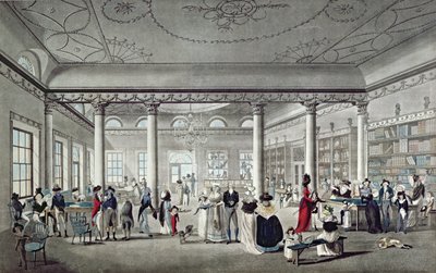 Bibliothèque de Hall à Margate, 1789 - Thomas Malton