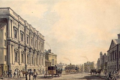 Whitehall avec la maison de Birmingham - Thomas Malton Jnr.