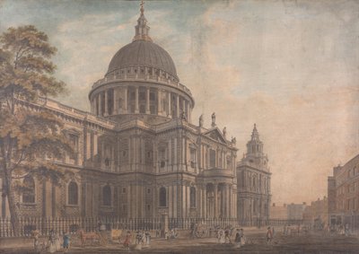 La façade nord de St. Paul
