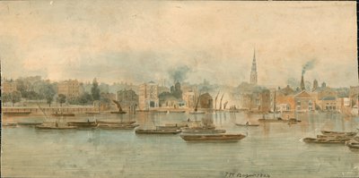 Panorama de la Tamise, côté nord, en 13 parties - Thomas Mann Baynes