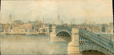 Panorama de la Tamise, côté nord, en 13 parties - Thomas Mann Baynes