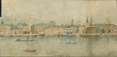 Panorama de la Tamise, côté nord, en 13 parties - Thomas Mann Baynes