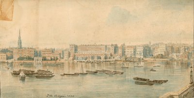 Panorama de la rivière Thames, côté nord, en 13 parties - Thomas Mann Baynes