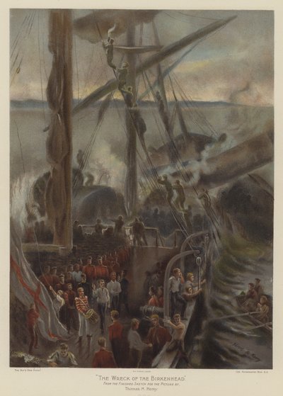 Le Naufrage du Birkenhead - Thomas Marie Madawaska Hemy