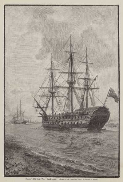 Le Vieux Navire de Nelson, Le Foudroyant - Thomas Marie Madawaska Hemy