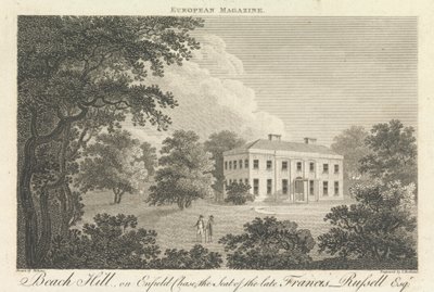 Beach Hill, sur Enfield Chase, la résidence du défunt Francis Russell, Esquire, banlieue extérieure - Nord - Thomas Medland