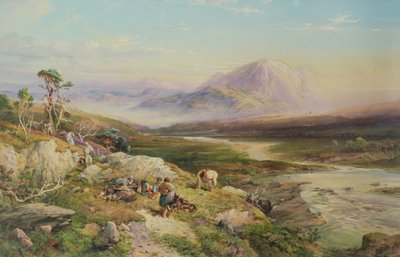 Fin de la chasse, Loch Maree - Thomas Miles II Richardson