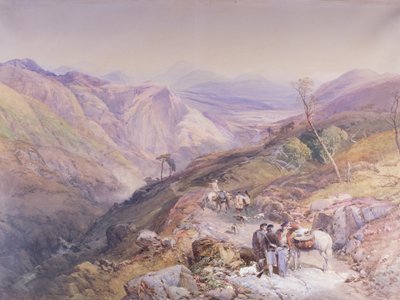 Glenshee depuis le Coude du Diable, Aberdeenshire, en direction du Spital, 1853 - Thomas Miles II Richardson