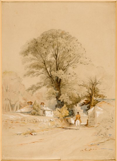 Paysage avec cavalier - Thomas Miles II Richardson