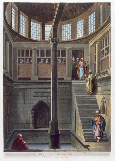 Vue du nilomètre, Le Caire, Égypte - Thomas Milton