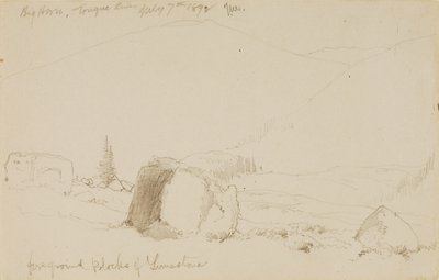 Big Horn, Tongue River - Thomas Moran