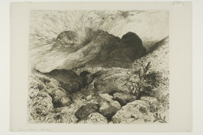 Pont dans le col de Glencoe, Écosse - Thomas Moran