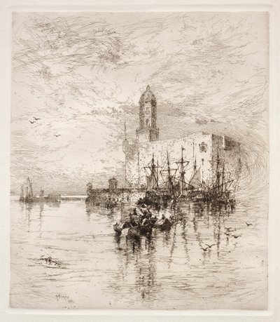 Château de San Juan de Ulúa, Veracruz, 1884 - Thomas Moran
