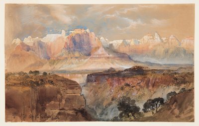 Falaises du Rio Virgin, Sud Utah - Thomas Moran