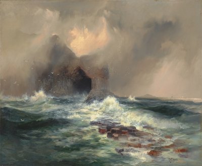 La grotte de Fingal, île de Staffa, Écosse 1884 - Thomas Moran
