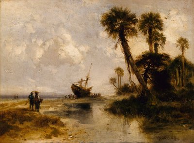 Fort George Island, Floride - Thomas Moran