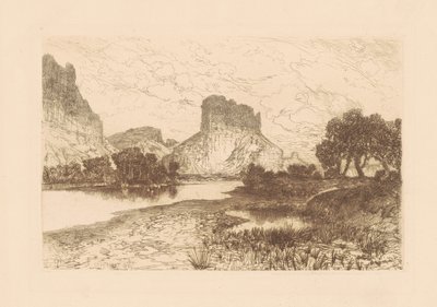 Green River, Territoire du Wyoming - Thomas Moran