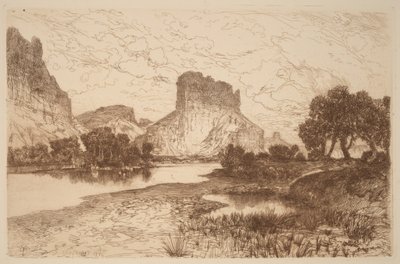 Green River, territoire du Wyoming - Thomas Moran