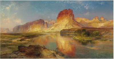 Rivière Verte du Wyoming, 1878 - Thomas Moran