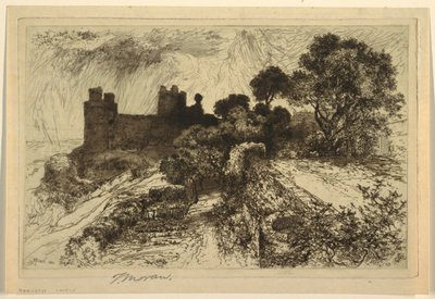 Château de Harlech, nord du Pays de Galles - Thomas Moran