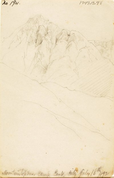 Dans un camp sur la rivière Soda Butte, Cook City - Thomas Moran