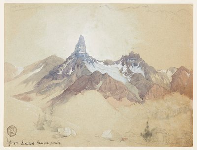 Index Peak, Clarks Fork, Wyoming - Thomas Moran