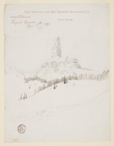 Lizard Head Peak, Colorado - Thomas Moran
