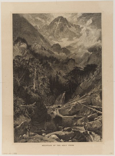 Montagne de la Sainte-Croix, Colorado - Thomas Moran