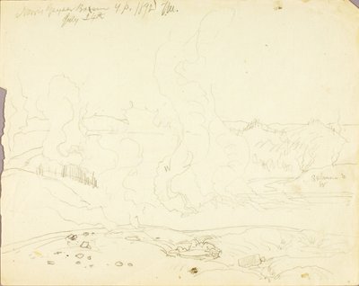 Bassin du geyser Norris, parc de Yellowstone - Thomas Moran