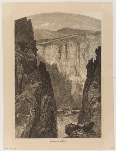 Canyon de Palisade - Thomas Moran