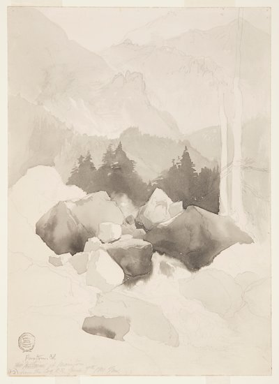 Étude de Ruxton, Colorado - Thomas Moran
