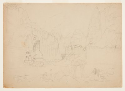 Le canyon du Rio Virgin, Sud Utah - Thomas Moran