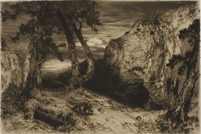Le Coyote - Arizona - Thomas Moran