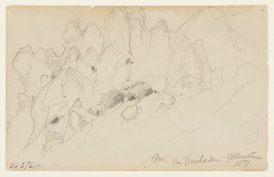 La tanière du diable, Yellowstone - Thomas Moran