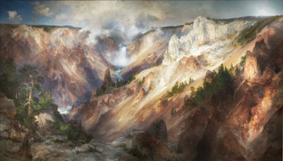 Le Grand Canyon du Yellowstone - Thomas Moran