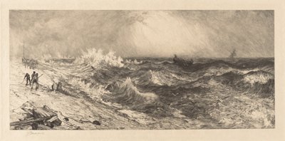 La mer retentissante - Thomas Moran