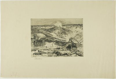 Les rapides au-dessus du Niagara - Thomas Moran